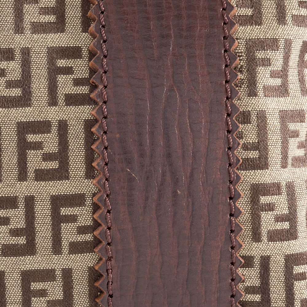Fendi Zucca Tote Bag in Beige Zucchino RUGATO 8BH161 - Picture 8 of 16